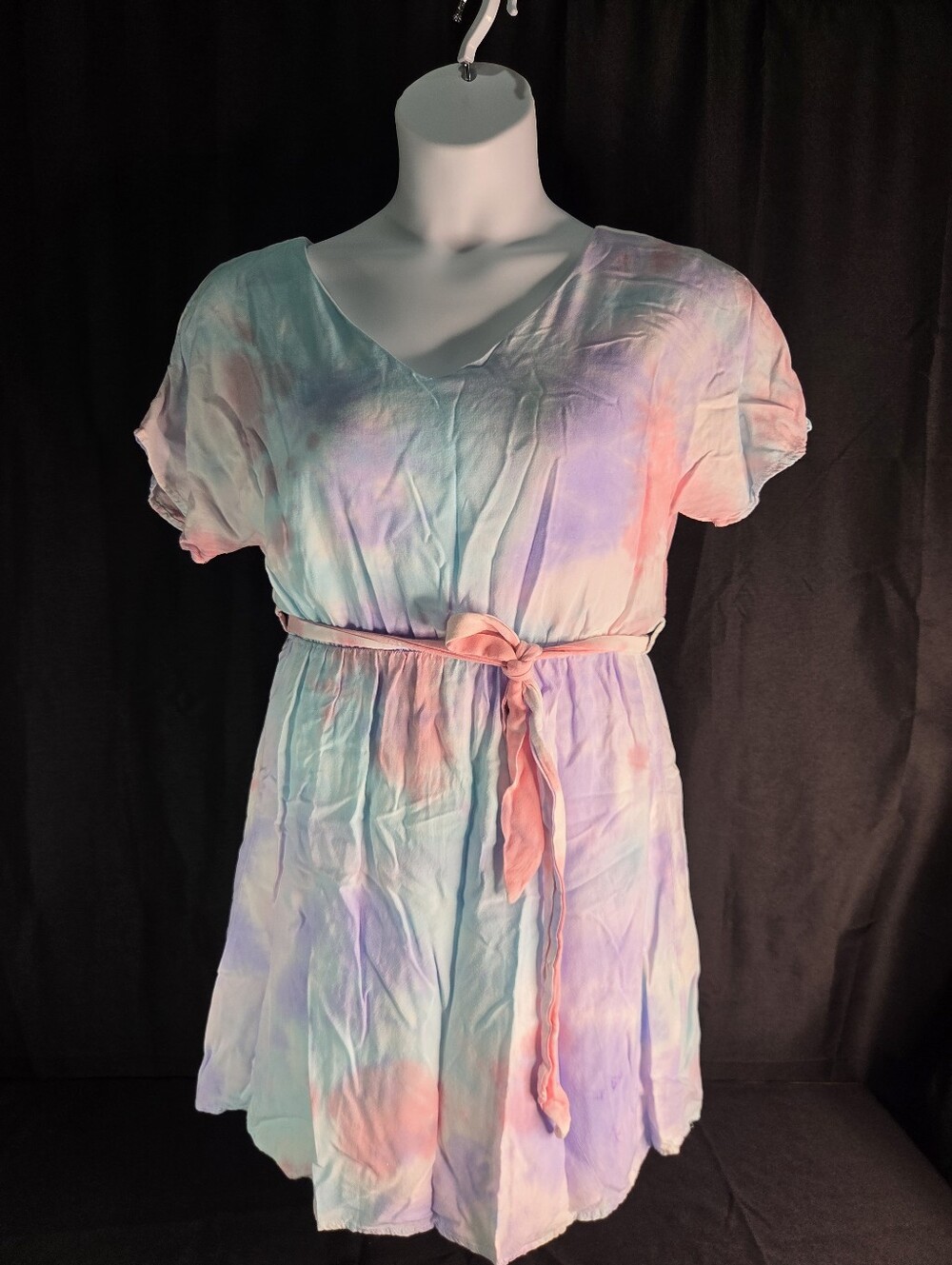 Andree Tie-dye Mini Dress Medium